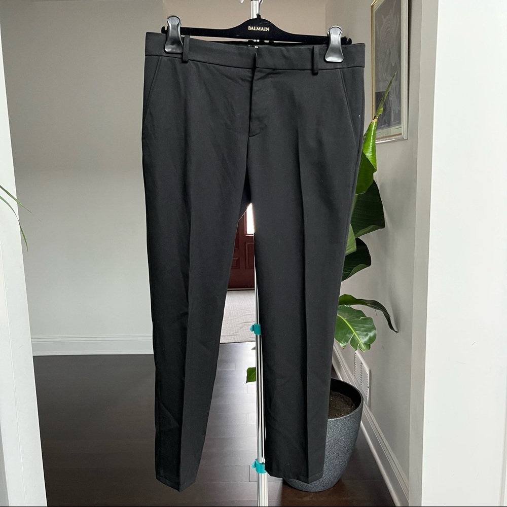 Balmain Men’s Black Wool Trousers Size 48